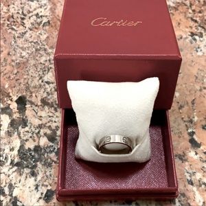 Authentic Cartier White Gold Love Ring